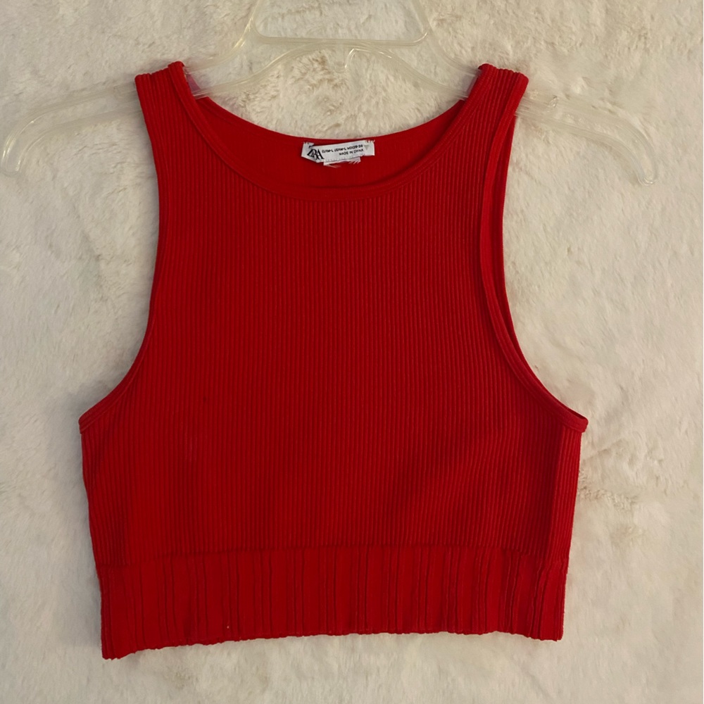 Zara high neck tank